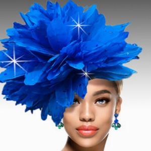 Beloved Millinery Dazzling Feathered Fascinator" Kentucky Derby Tea Party Brunch